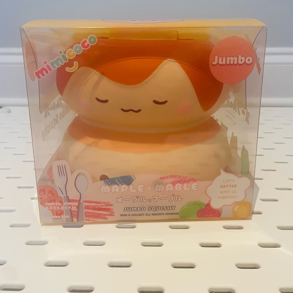 MIMICOCO Maple X Mable JUMBO SQUISHY Pancake Toy New
